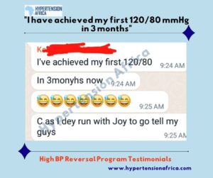 Hypertension Africa_High Blood Pressure Reversal Testimonial Screenshot