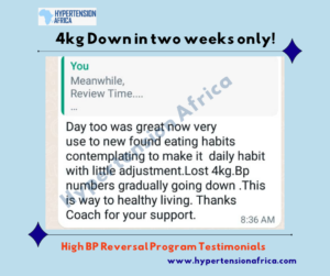 Hypertension Africa_High Blood Pressure Reversal Testimonial Screenshot4