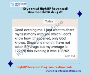 Hypertension Africa_High Blood Pressure Reversal Testimonial Screenshot6